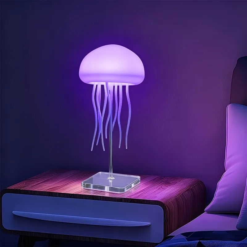 Aurora Jellyfish LED mood lamp, color-changing night light – view 2