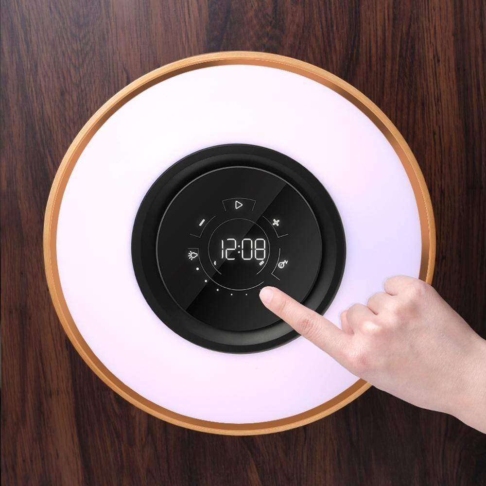HaloSync 3-in-1 smart table lamp with wireless charger and Bluetooth speaker – view 3