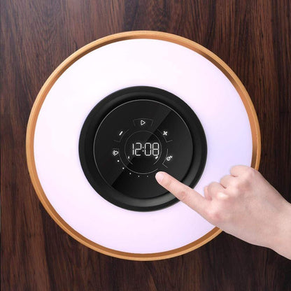 HaloSync 3-in-1 smart table lamp with wireless charger and Bluetooth speaker – view 3