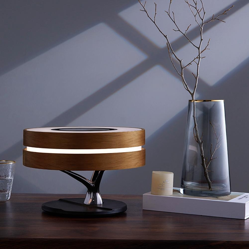 HaloSync 3-in-1 smart table lamp with wireless charger and Bluetooth speaker – view 6