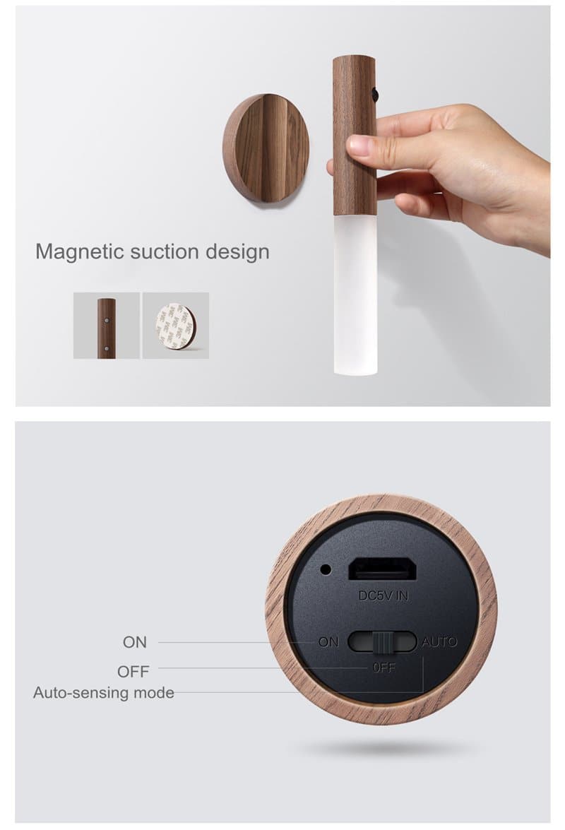 LumaSense rechargeable motion sensor wall light – view 7